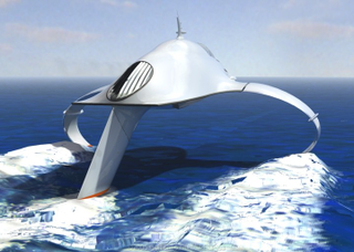 Illustration for article titled Uber Hydrofoil Design Concept Aims to Replace Business Jets